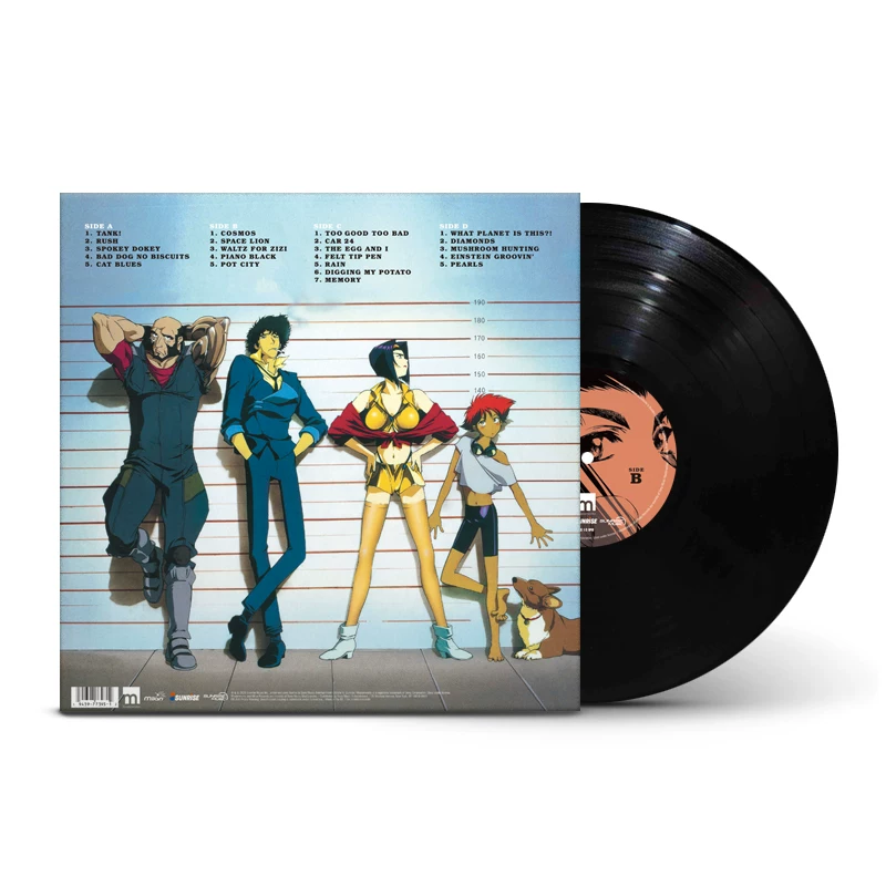 Подлинный Star Cowboy Cowboy Bebop анимация оригинальные вокальные данные 2LP виниловые пластинки 12 дюймов голоса