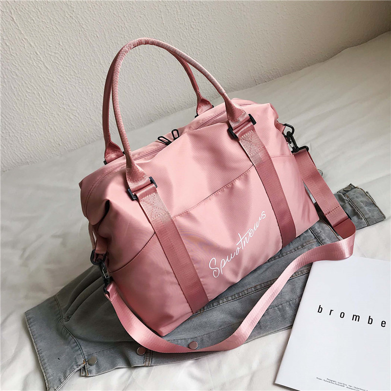 Internet celebrity short-distance travel bag female student lightweight fitness bag trendy sports bag business trip cute luggage bag portable female