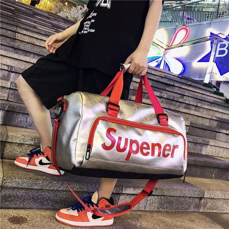 Internet celebrity dry and wet separation sports fitness bag women's trendy short-distance travel bag large-capacity travel luggage bag men