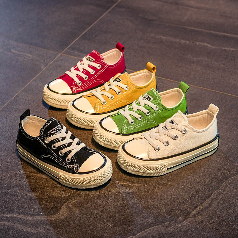 Children Sails Shoes Girl Shoes Girl Shoes 2022 Spring Autumn New Boy Cloth Shoes Children Single Shoes Spring small whiteboard shoes