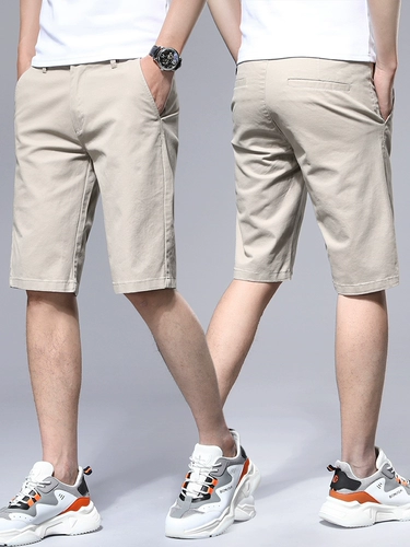 Летние тонкие шорты, хлопковые мужские штаны для отдыха