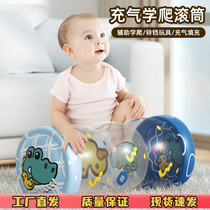 Baby crawling roller baby baby educational guide toy early education educational inflatable roller toy with bell