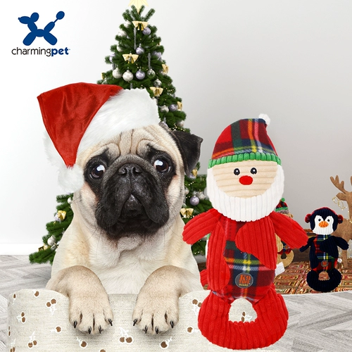 Qimin Charmingpet Dog Toy Golden Retriver Huski Bite Mask и Interactive Pet вокальная игрушка