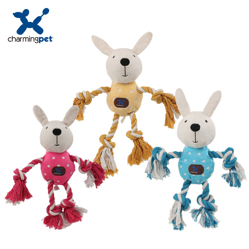 Chi Min CharmingPet dog toy teddy gold wool resistant to bite and teeth pet vocal toy-Taobao