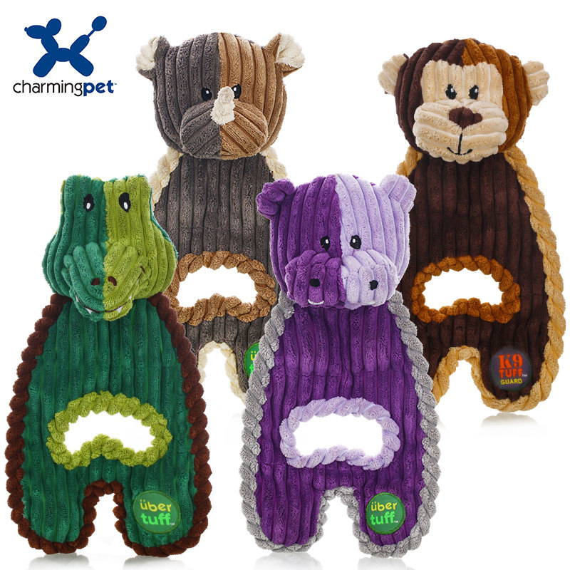 CharmingPet Dog Toy Pet Supplies Grindle Vocal Plush Appeasement Toy Teddy Haschic Bite-Taobao