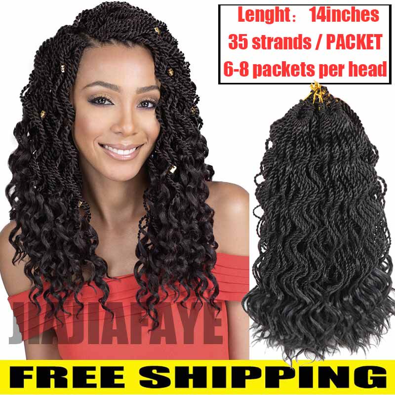 Curly senegal twist crochet braidhair hair extensions twisted bobraid wigs