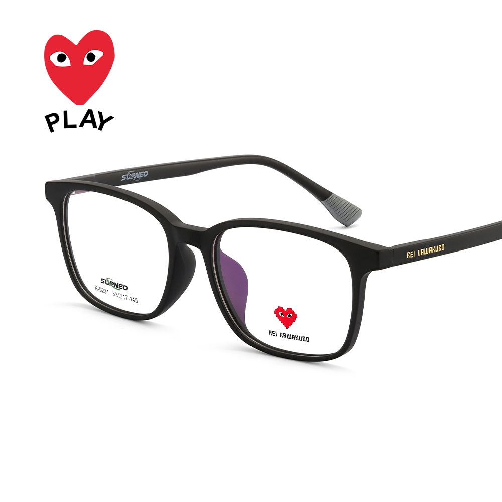 Kawasu Pau Ling Eye frames Men's ultralight Men's light vegan color reduction box eye frame schoolgirl myopia 9231