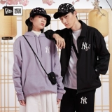 MLB, зимняя толстовка с капюшоном для влюбленных подходит для мужчин и женщин, оверсайз