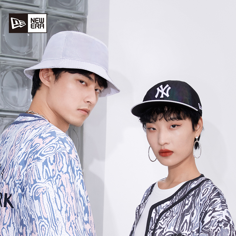 New era New Zealand 2022 Summer New products MLB mesh New deconvling soft top NY baseball cap tennis hat male and female tide