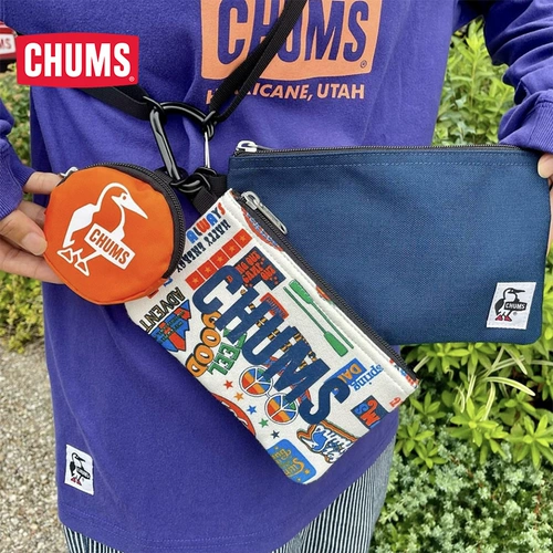 CHUMS Дорожная сумка через плечо подходит для мужчин и женщин, сумка на одно плечо для отдыха, комплект, 3 предмета