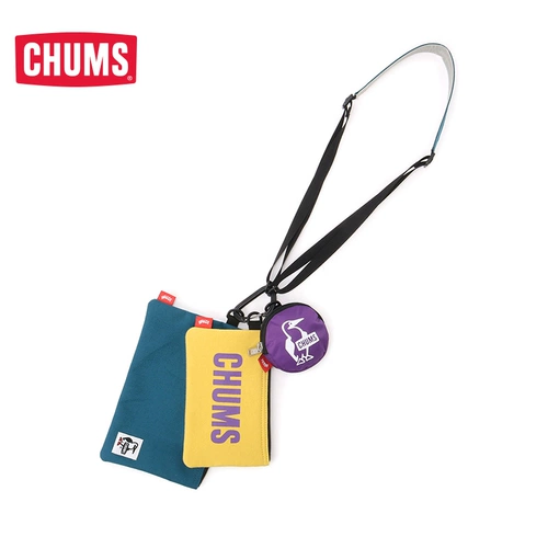 CHUMS Дорожная сумка через плечо подходит для мужчин и женщин, сумка на одно плечо для отдыха, комплект, 3 предмета