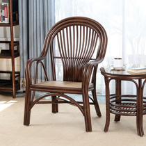 Balcony casual chair backchair natural aquatic singles vine chair three pieces old man stepping chair high grade