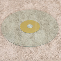 Table Tempered Glass Turntable Hotel Round Table Electric Glass Face Turntable Open Pore Hot Pot Table Glass Turntable Set