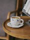Swallow Coffee Cup Ceramic Latte Art Design Niche American Latte Drip Coffee Cup and Saucer Set for Women with High Aesthetic Appeal
