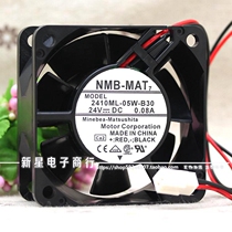 Original fit NMB 2410ML-05W-B30 6025 6CM 6CM 0 08A 24V 24V-wire frequency inverter radiating fan