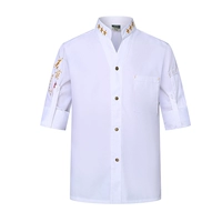 Водонепроницаемый белый лонгслив, V-образный вырез