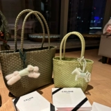 Портативная японская корзина, небольшая сумка, сумка через плечо, сумка на одно плечо для матери и ребенка