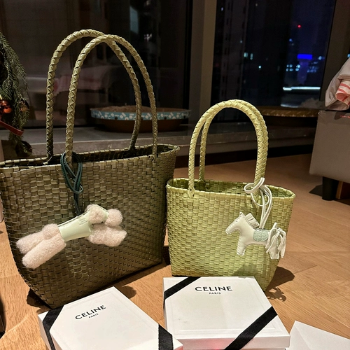 Портативная японская корзина, небольшая сумка, сумка через плечо, сумка на одно плечо для матери и ребенка