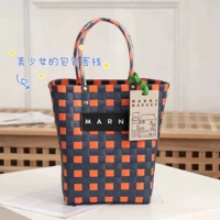 Апельсиновая вертикальная сумка с вертикалью