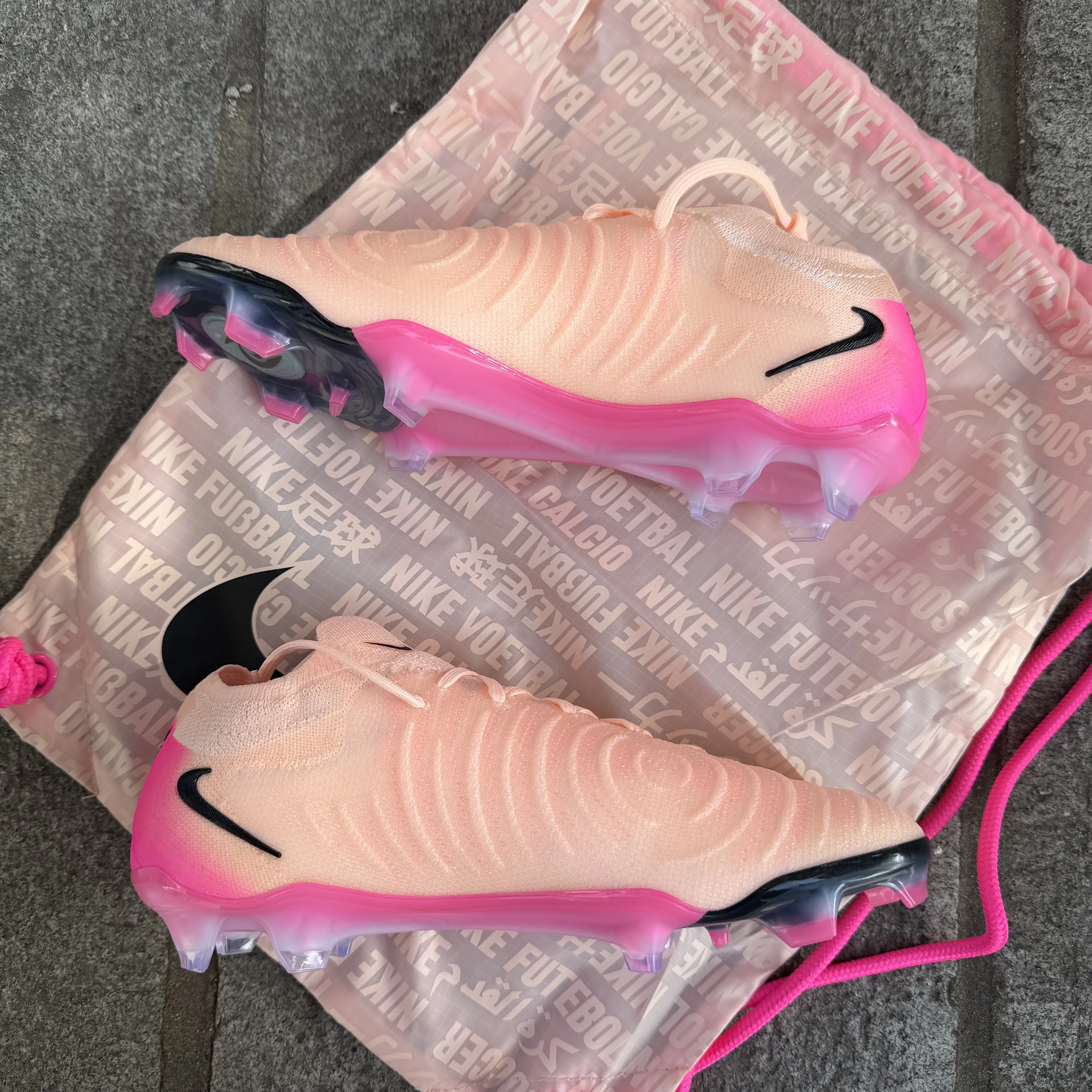 Luo Shengmen Nike/Nike Phantom GX2 Elite высококлассные FG футболки натуральная трава футбольные кроссовки FJ2559-800