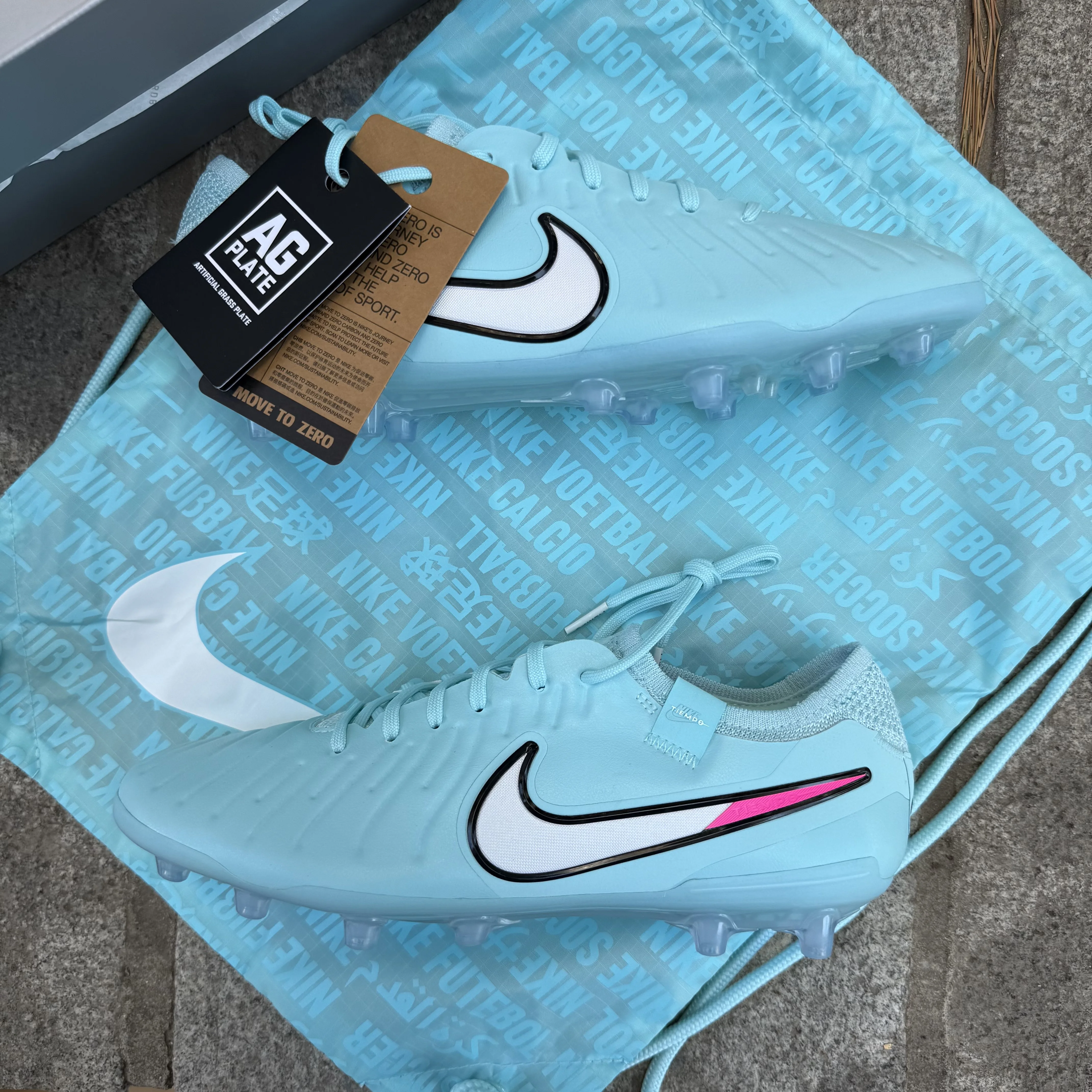 Лу Шэнмэн Nike/Nike Legend 10 Elite AG высококлассные футбольные бутсы на газон с короткими шипами IB9520-401