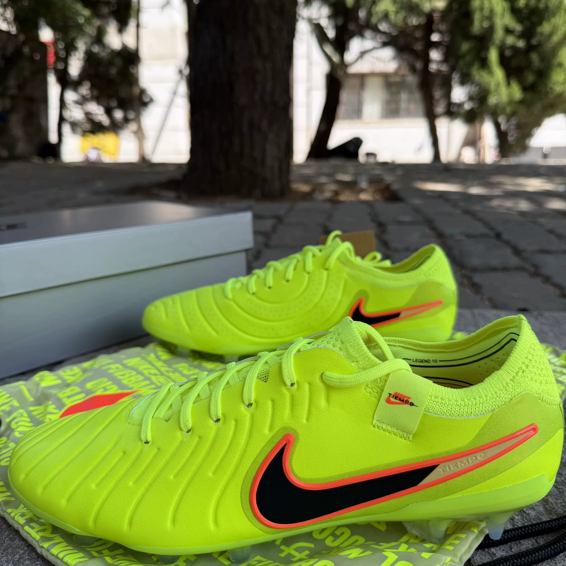 Luo Shengmen Футбол Nike Legend 10 Высокие каблуки для реального газона взрослый турнир футбольные кроссовки DV4328-401