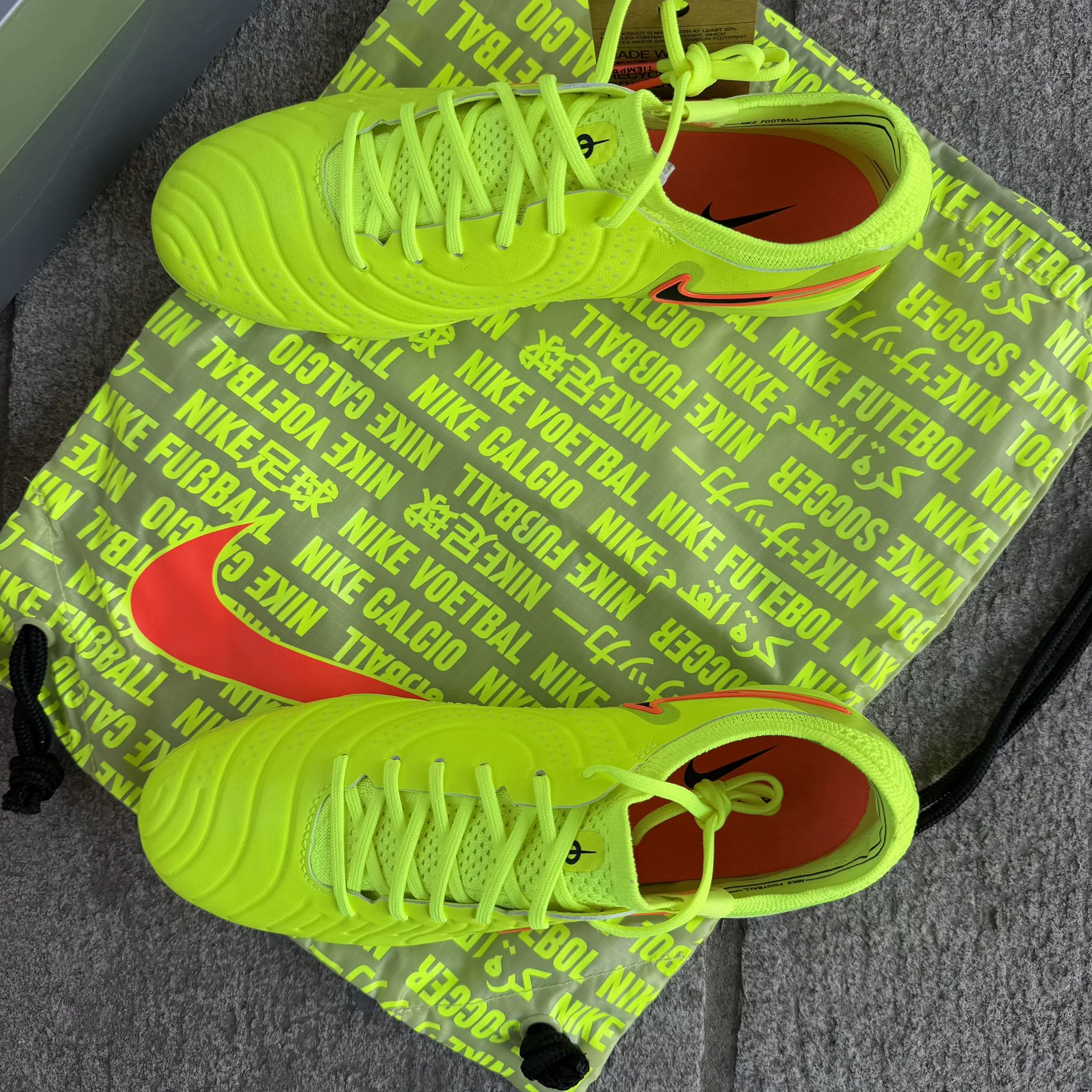 Luo Shengmen Футбол Nike Legend 10 Высокие каблуки для реального газона взрослый турнир футбольные кроссовки DV4328-401