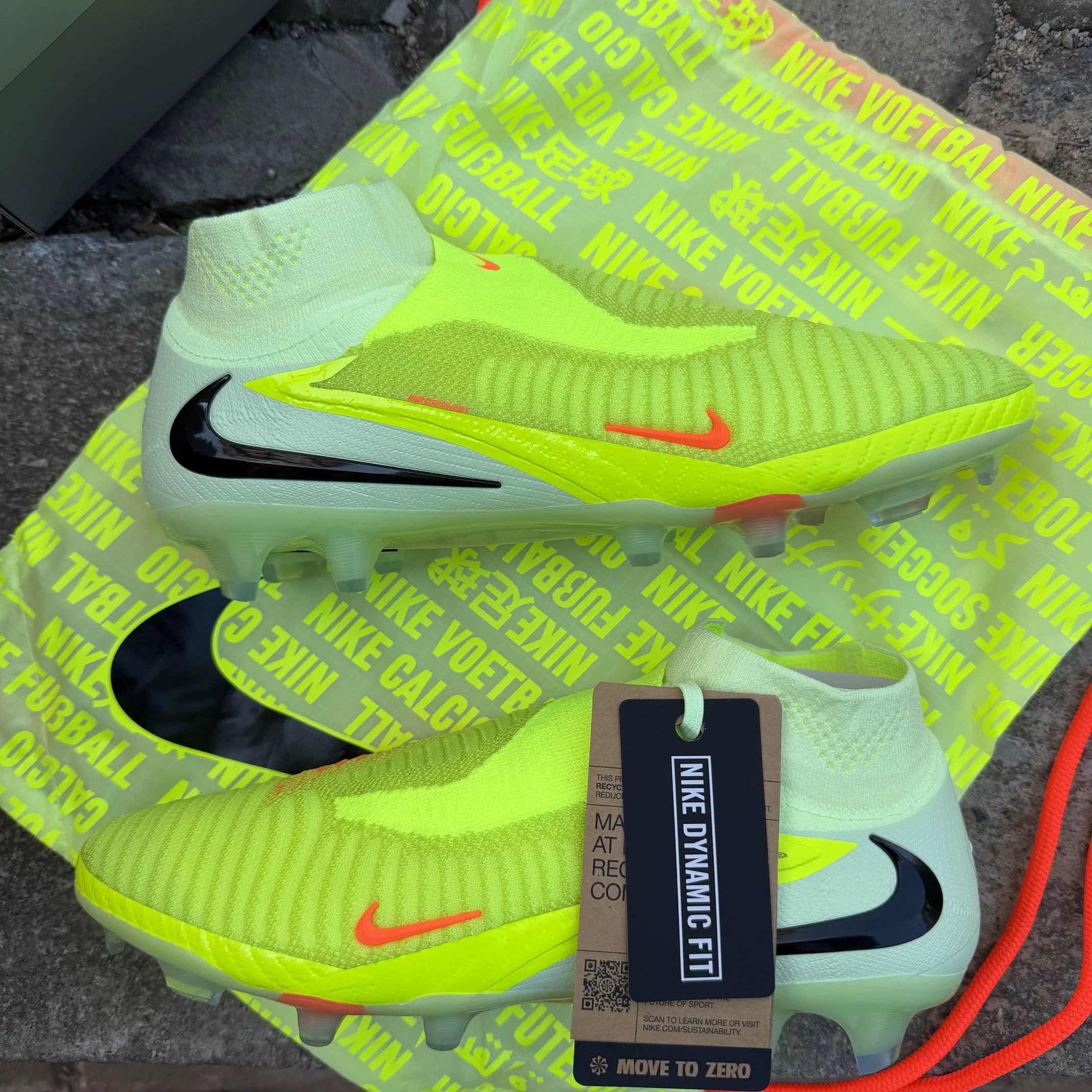 Luo Shengmen NIKE Nike Phantom6 супер топ FG естественная трава шипованные футбольные бутсы HJ2147-800