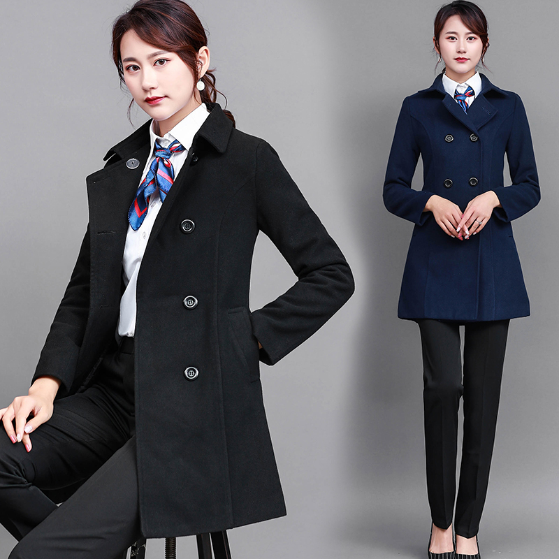 Career Son Coat Woman Spring Autumn Winter 2022 New Tooling Work Suit Thickened Mid-Fur Coats