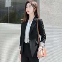 Small Suit Jacket Woman Blouse Body 2022 Spring Autumn New Temperament Black Career Positive Dress Suit Casual West Suit