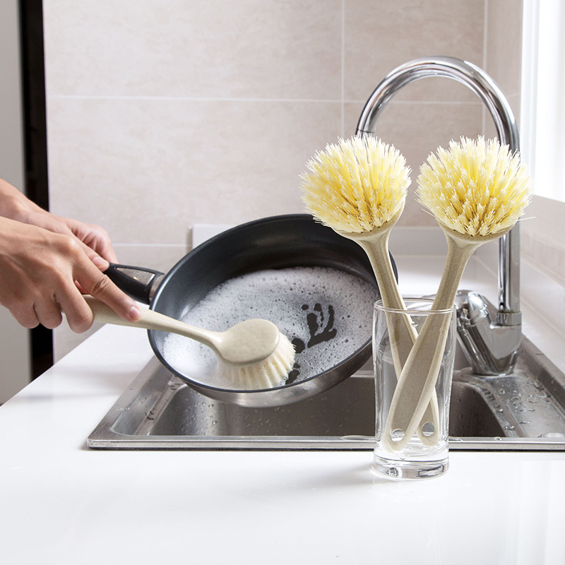 Home parent handle wash pot brush kitchen supplies dish wash brush household wash pot brush sink stove decontamination cleaning brush