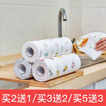 Home Disposable rag dish towel kitchen oil absorbent paper towel water absorbent dish cloth wipe tablecloth