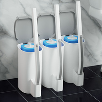Home disposable toilet brush household no dead corner washing toilet brush placement box toilet artifact cleaning brush