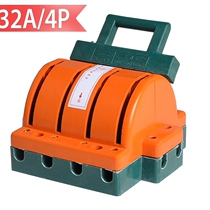 Shuangtai STSHK11 32A4P three-phase four-wire 380V knife switch high power dual-throw two-way switching conversion