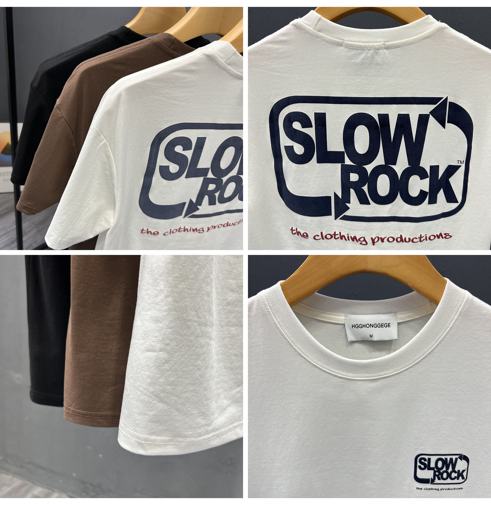 Summer pure cotton short for men's 2023 new letter print versatile casual half sleeved round neck T-shirt_voghion.com