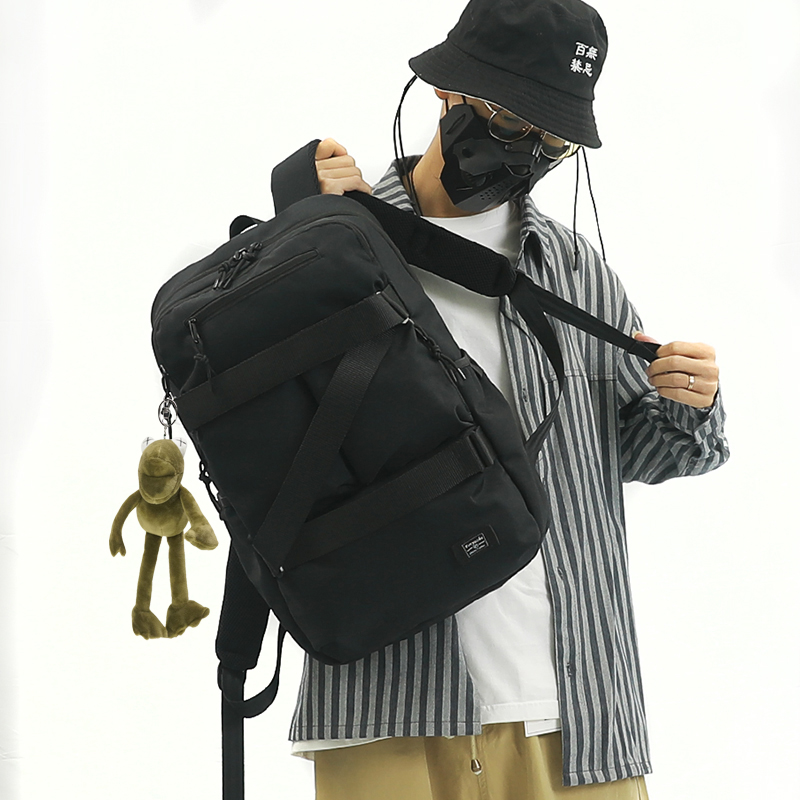 Day Series Tide Cards Double Shoulder Bag Men 2020 New Computer Package Fashion Trend Student Bag Travel Backpack Women-Taobao