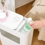 Домашняя спальня для хранения ящика для хранения спальни прикроватная булавка гостиная пластиковая закусочная коробка с колесами для организации коробки с узкой швейной бумагой