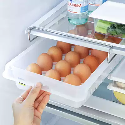 South Korea imported ChangSin refrigerator egg box telescopic storage layer rack fresh storage box household egg rack