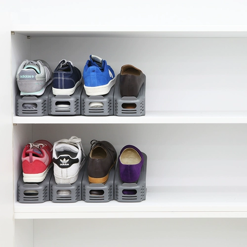 Корейская обувная стойка для хранения двойной слой