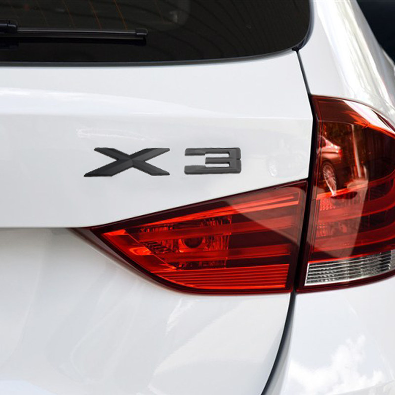 Applicable to BMW car logo X1X3X4X5X6 word mark GT series car tail sticker modified car sticker tail sticker car logo