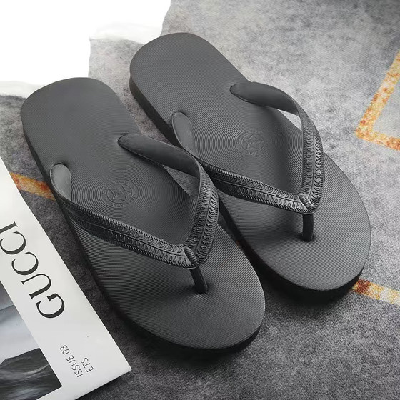 泰国人字拖鞋橡胶老式怀旧日沙拖外穿凉防臭女款小众鱼牌乳胶男士