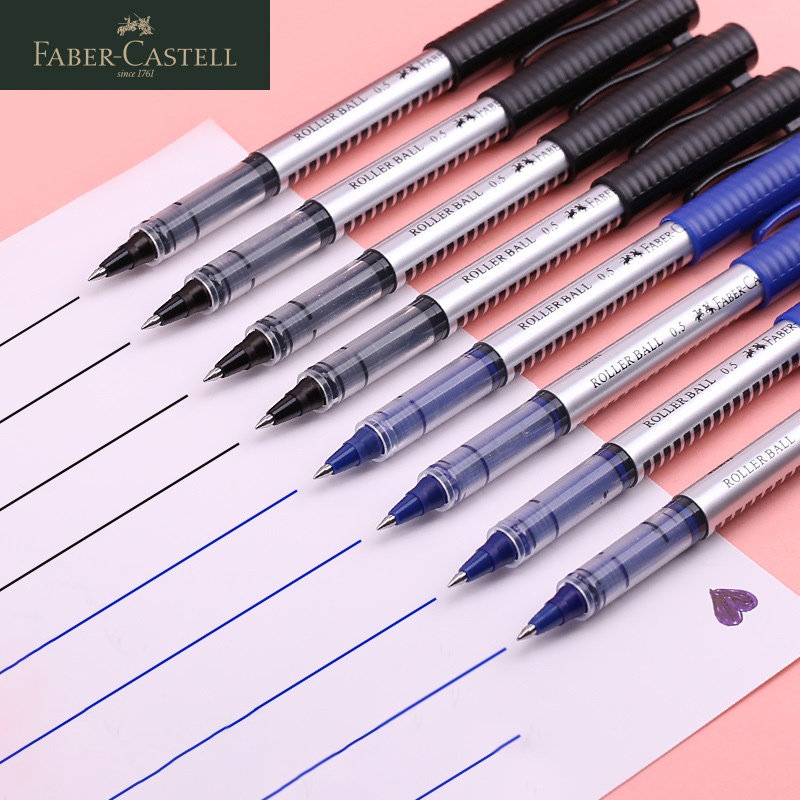 German Glow Berggia Neutrale Pen 0 5mm Black Water-based Pen Pen Straight Liquid Type Water-based Ballpoint Pen Blue Water-based Pen Exam Special Pen Office Signature Pen Black Pen Waterproof Speed Dry Pen Students