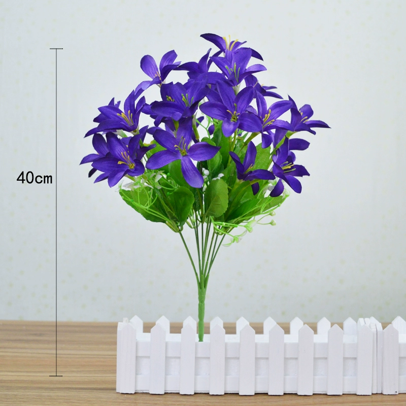 Hoa cúc đơn Lily Hoa giả Hoa lụa Mô phỏng Bó hoa nhựa Hoa nhỏ Bunch Vải trang trí phòng khách Trang trí phòng khách - Hoa nhân tạo / Cây / Trái cây hoa giấy giả