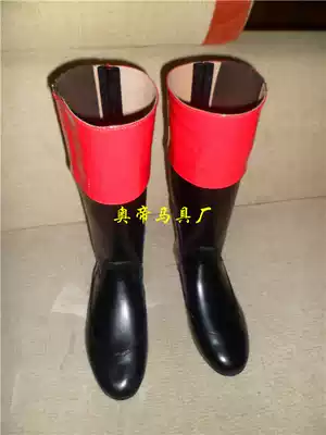 Knight Super Fiber patent leather splicing color color racing boots equestrian racing boots can be customized Equestrian Equestrian equipment