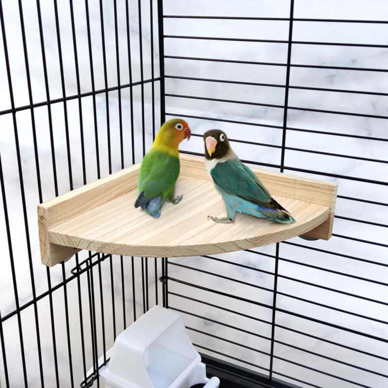Yuedi parrot cage rest table solid wood springboard jumping platform bird toys Xuanfeng Brother eight bird supplies