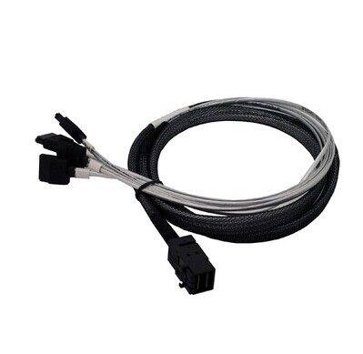 Amphenol 8643 to 7P 12GB sas cable SAS to SATA data cable
