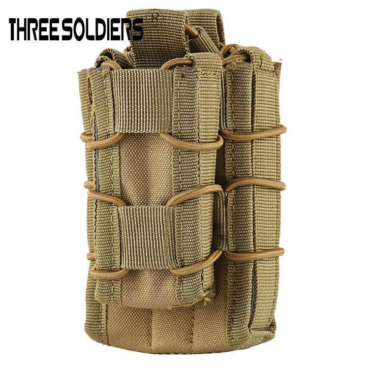 Tactical primary-secondary duplex MOLLE accessories bag multifunction kit military fan tactical vest accessories bag small purse