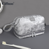 Travel Wash Bag Mens Business Trip Portable Waterproof Bath Bag Dry and Wet Separation Camouflage Storage Bag Portable Cosmetic Bag