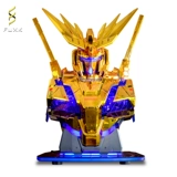 FUXK Gundam Bust Unit 3 Стальной алюминиевый гибридный игровой корпус ROG Family Bucket ATX-совместимый корпус с водяным охлаждением