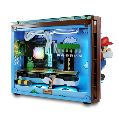 FUXK Super Plumber New Water Cooling Mod настройка 3070TI DDR5 ITX Gaming Desktop Computer